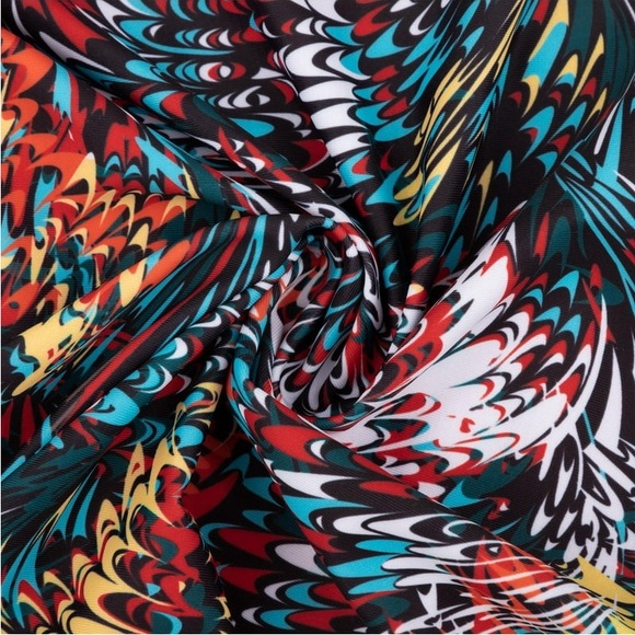 Rivelino Plus Size Swim Dress One Piece Skirt Swimsuit Tummy Control - Picture 6 of 11